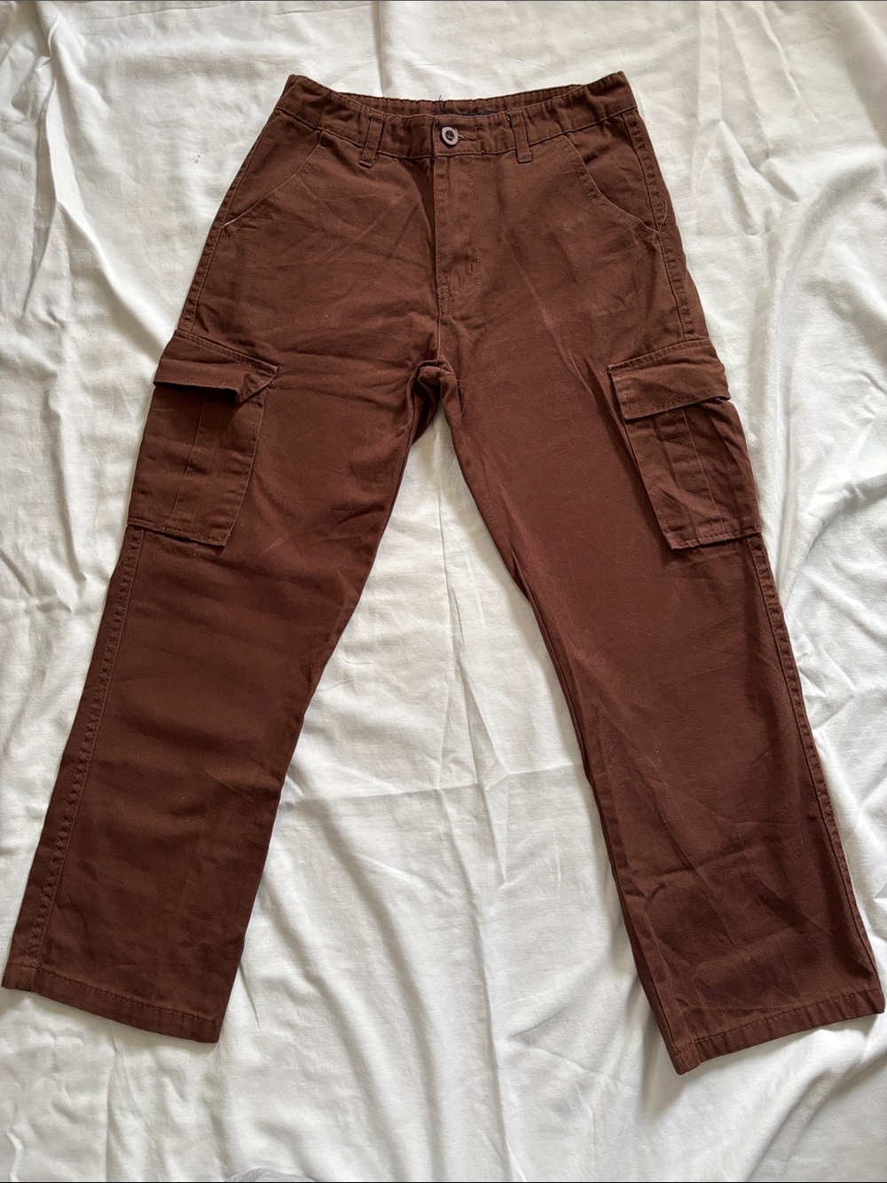 Brown Cargo Pants - Classic Utility Fit